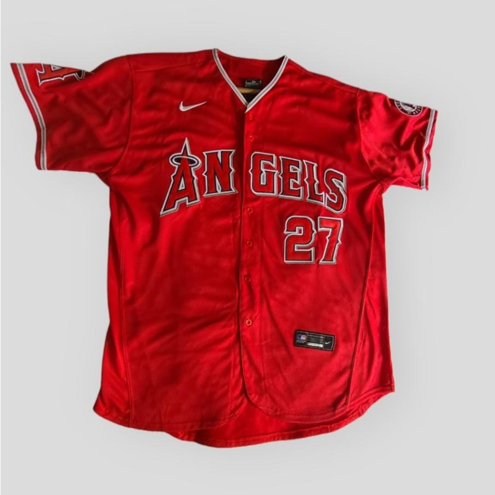 Mike trout angels jersey size 48